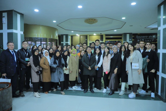 NamECI students are taking part in the international leader student meeting held at Bukhara State University