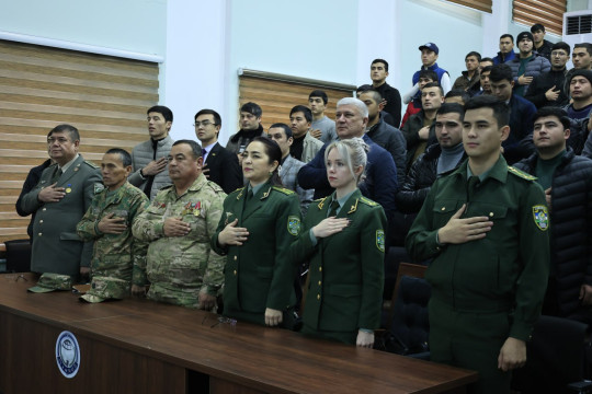 A festive event on the theme "Braves protect the Motherland" was held at the Faculty of Transport