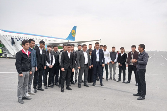 NamECI students took part in the open day held at Namangan International Airport