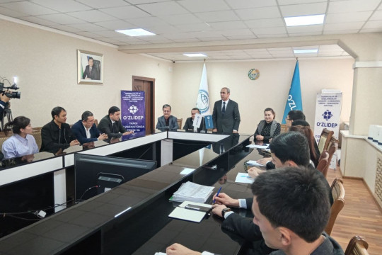 The regional council of UzLiDeP held an event within the framework of the "New generation personnel" project at the institute