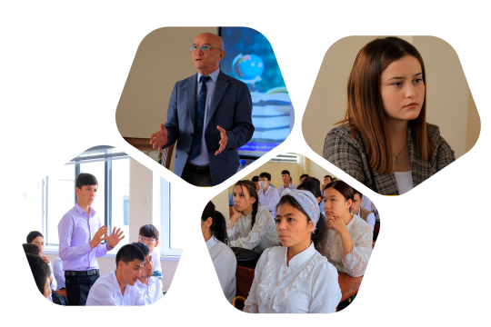 The rector gave a lesson to the students of the Faculty of Economics and Management