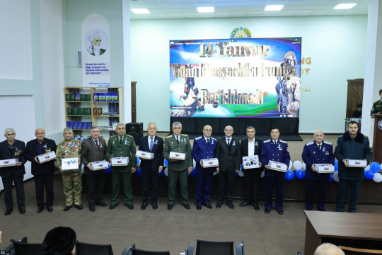 A solemn event dedicated to Defenders of the Fatherland Day was held at the Namangan Engineering and Construction Institute