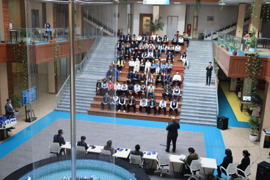 В Наманганском инженерно-строительном институте состоялось духовно-просветительское мероприятие, посвященное празднику узбекского языка.