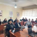 The teacher of the department of foreign languages of the institute gave a lesson to his colleagues at Namangan State University