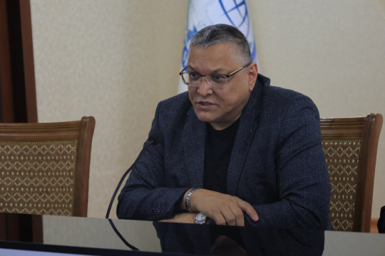 Meeting with the editor-in-chief of "Uzbekiston bunyodkori" newspaper