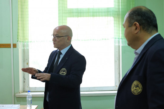 The rector of NamECI got acquainted with the educational processes of the Faculty of Civil Engineering and the correspondence department
